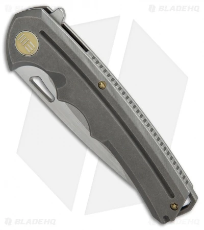 WE Knife Co. 611H Frame Lock Knife Titanium (3.75" Stonewash) 2 WE Knife Co. 611H Frame Lock Knife Titanium (3.75" Stonewash) - Image 2