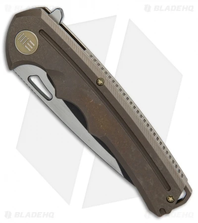 WE Knife Co. 611I Frame Lock Knife Bronze Titanium (3.75" Two-Tone) 2 WE Knife Co. 611I Frame Lock Knife Bronze Titanium (3.75" Two-Tone) - Image 2