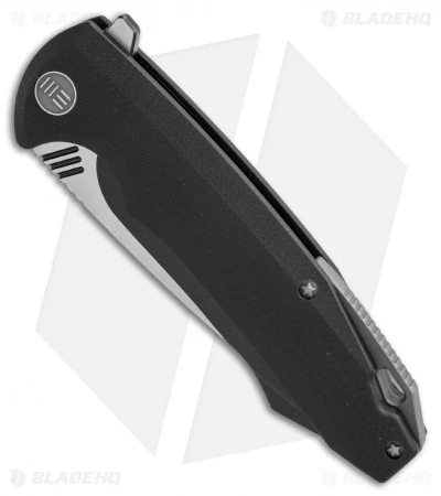 WE Knife Co. 617A Liner Lock Flipper Knife Black G-10 (3.8" Black, Satin) 2 WE Knife Co. 617A Liner Lock Flipper Knife Black G-10 (3.8" Black, Satin) - Image 2