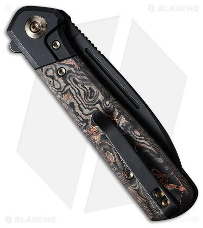 WE Knife Co. Soothsayer Frame Lock Knife Cu CF/Black Ti (3.5" BSW) WE20050-2 2 WE Knife Co. Soothsayer Frame Lock Knife Cu CF/Black Ti (3.5" BSW) WE20050-2 - Image 2