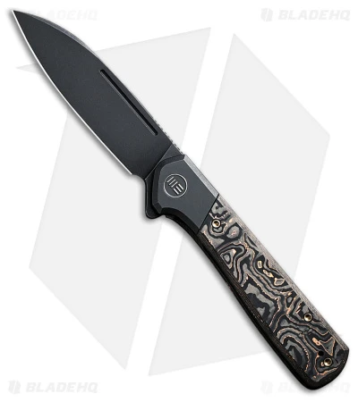 WE Knife Co. Soothsayer Frame Lock Knife Cu CF/Black Ti (3.5" BSW) WE20050-2 1 WE Knife Co. Soothsayer Frame Lock Knife Cu CF/Black Ti (3.5" BSW) WE20050-2