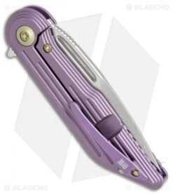 WE Knife Co. 616B Resonance Frame Lock Knife Purple Titanium (3.1" Stonewash) -We Knife Co Shop WE knives 616B Resonance purple ti satin BHQ 51868 jr side