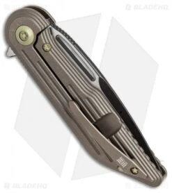 WE Knife Co. 616G Resonance Frame Lock Knife Bronze Titanium (3.1" Black, Satin) 5 WE Knife Co. 616G Resonance Frame Lock Knife Bronze Titanium (3.1" Black, Satin) -We Knife Co Shop WE knives 616G Resonance bronze ti black satin BHQ 51873 er side