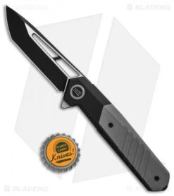 WE Knife Co. Arsenal Frame Lock Knife Black Titanium/Gray G-10 (3.5" Two Tone) 7 WE Knife Co. Arsenal Frame Lock Knife Black Titanium/Gray G-10 (3.5" Two Tone) -We Knife Co Shop We Knife Co Arsenal Frame Lock Knife Black Ti Gray G 10 3in 5cm Two Tone BHQ 137733 td size