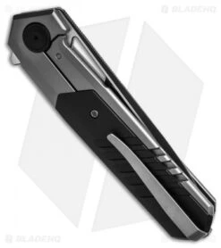 WE Knife Co. Arsenal Frame Lock Knife Gray Titanium/Black G-10 (3.5" Two Tone) 6 WE Knife Co. Arsenal Frame Lock Knife Gray Titanium/Black G-10 (3.5" Two Tone) -We Knife Co Shop We Knife Co Arsenal Frame Lock Knife Gray Ti Black G 10 3in 5cm Two Tone BHQ 137732 td side