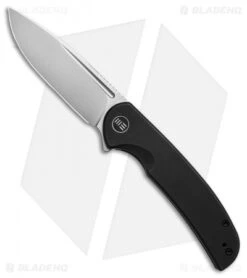 WE Knife Co. Beacon Frame Lock Knife Black Titanium (3.5" Bead Blast)