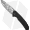 WE Knife Co. Beacon Frame Lock Knife Black Titanium (3.5" Damasteel)
