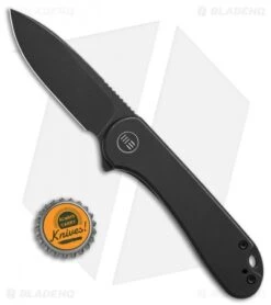 WE Knife Co. Elementum Frame Lock Black Titanium (3" Black Stonewash 20CV) 7 WE Knife Co. Elementum Frame Lock Black Titanium (3" Black Stonewash 20CV) -We Knife Co Shop We Knife Co Elementum Frame Lock Black Ti 3in Black Stonewash 20CV BHQ 138573 td size