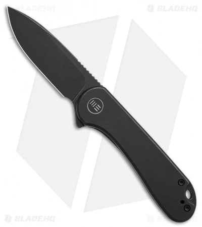 WE Knife Co. Elementum Frame Lock Black Titanium (3" Black Stonewash 20CV) 1 WE Knife Co. Elementum Frame Lock Black Titanium (3" Black Stonewash 20CV)