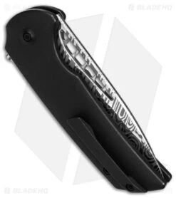 WE Knife Co. Mini Malice Button Lock Black Titanium (2.98" Dama) WE054BL-DS1 -We Knife Co Shop We Knife Co Mini Malice Button Lock Black Ti 2in Dama BHQ 145882 td side