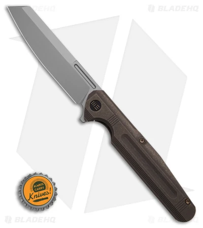 WE Knife Co. Reiver Frame Lock Knife Bronze Titanium (3.97" BB) WE16020-3 4 WE Knife Co. Reiver Frame Lock Knife Bronze Titanium (3.97" BB) WE16020-3 - Image 4
