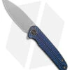 WE Knife Co. Shakan Frame Lock Knife Black/Blue Titanium (2.97" BB) WE20052C-1