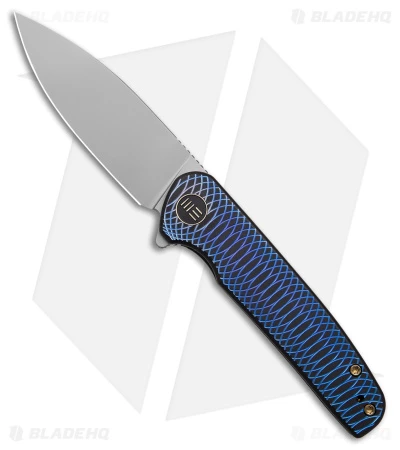 WE Knife Co. Shakan Frame Lock Knife Black/Blue Titanium (2.97" BB) WE20052C-1 1 WE Knife Co. Shakan Frame Lock Knife Black/Blue Titanium (2.97" BB) WE20052C-1