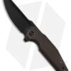 WE Knife Co. StarHawk Frame Lock Knife Bronze Titanium (2.8" Black SW) WE21017-2