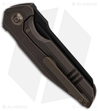 WE Knife Co. StarHawk Frame Lock Knife Bronze Titanium (2.8" Black SW) WE21017-2 3 WE Knife Co. StarHawk Frame Lock Knife Bronze Titanium (2.8" Black SW) WE21017-2 - Image 3