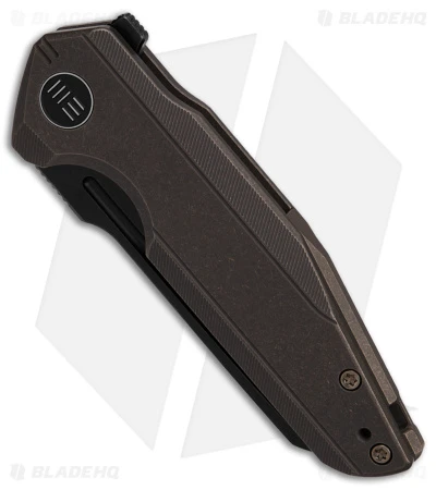 WE Knife Co. StarHawk Frame Lock Knife Bronze Titanium (2.8" Black SW) WE21017-2 2 WE Knife Co. StarHawk Frame Lock Knife Bronze Titanium (2.8" Black SW) WE21017-2 - Image 2