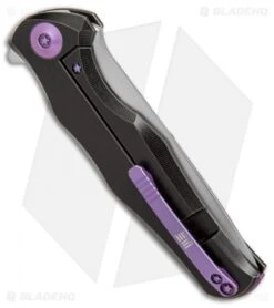 WE Knife Co. 601 Frame Lock Knife Black Titanium (3.75" Satin) -We Knife Co Shop we knife co 601 black satin BHQ 36141 er side