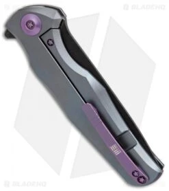 WE Knife Co. 601 Frame Lock Knife Blue Titanium (3.75" Black SW) 5 WE Knife Co. 601 Frame Lock Knife Blue Titanium (3.75" Black SW) -We Knife Co Shop we knife co 601 blue black sw 601 blue black BHQ 36106 er side