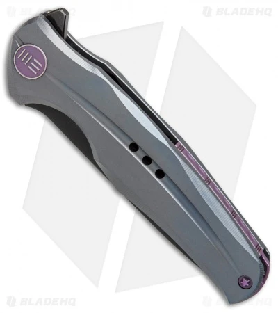 WE Knife Co. 601 Frame Lock Knife Blue Titanium (3.75" Black SW) 2 WE Knife Co. 601 Frame Lock Knife Blue Titanium (3.75" Black SW) - Image 2