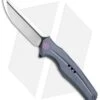 WE Knife Co. 601 Frame Lock Knife Blue/Purple Titanium (3.75" Two-Tone)