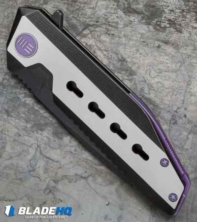 WE Knife Co. 602C Frame Lock Knife Two-Tone Titanium (3.6" Black SW) 2 WE Knife Co. 602C Frame Lock Knife Two-Tone Titanium (3.6" Black SW) - Image 2