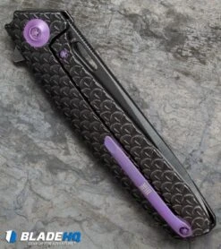 WE Knife Co. 604B Frame Lock Knife Black Titanium (3.8" Satin, Black) -We Knife Co Shop we knife co 604B black ti satin BHQ 37780 er side