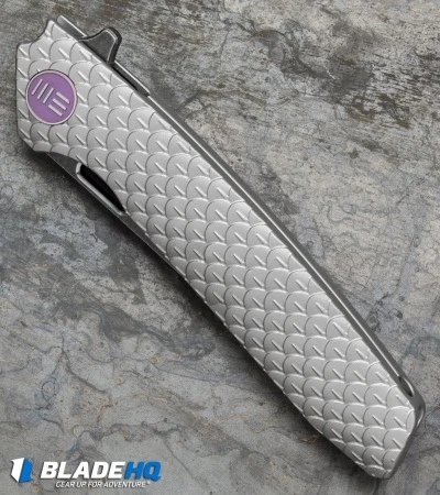 WE Knife Co. 604E Tanto Frame Lock Knife Titanium (3.8" Satin, Black) 2 WE Knife Co. 604E Tanto Frame Lock Knife Titanium (3.8" Satin, Black) - Image 2