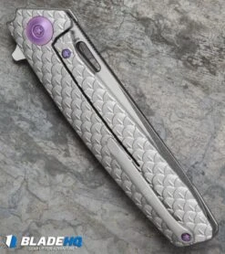 WE Knife Co. 604I Frame Lock Knife Titanium (3.8" Black, Satin) -We Knife Co Shop we knife co 604I ti BHQ 37782 er side