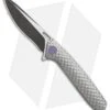 WE Knife Co. 604I Frame Lock Knife Titanium (3.8" Black, Satin)