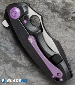 WE Knife Co. 605C Frame Lock Knife Black Titanium (3" Black, Satin) -We Knife Co Shop we knife co 605C black ti BHQ 37785 er side