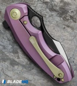WE Knife Co. 605F Frame Lock Knife Purple Titanium (3" Satin, Black) 5 WE Knife Co. 605F Frame Lock Knife Purple Titanium (3" Satin, Black) -We Knife Co Shop we knife co 605F purple ti BHQ 37788 er side