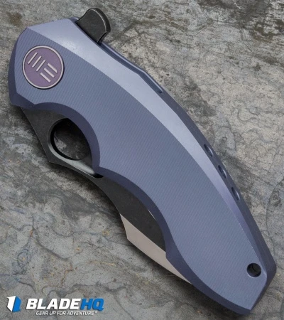 WE Knife Co. 605G Frame Lock Knife Blue Titanium (3" Satin, Black) 2 WE Knife Co. 605G Frame Lock Knife Blue Titanium (3" Satin, Black) - Image 2