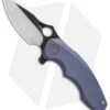 WE Knife Co. 605G Frame Lock Knife Blue Titanium (3" Satin, Black)