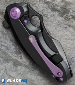 WE Knife Co. 605H Frame Lock Knife Black Titanium (3" Satin, Black) -We Knife Co Shop we knife co 605H black ti BHQ 37790 er side