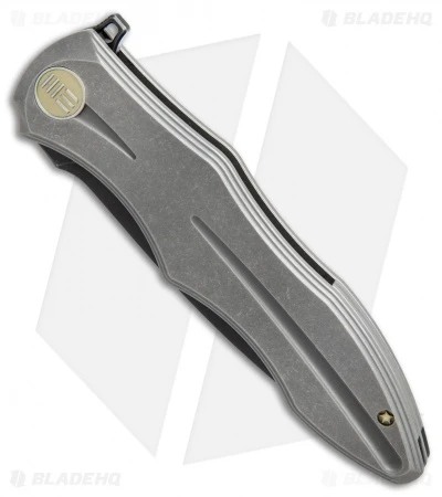 We Knife Co. 613E Frame Lock Knife Gray Titanium (4.25" Black) 2 We Knife Co. 613E Frame Lock Knife Gray Titanium (4.25" Black) - Image 2