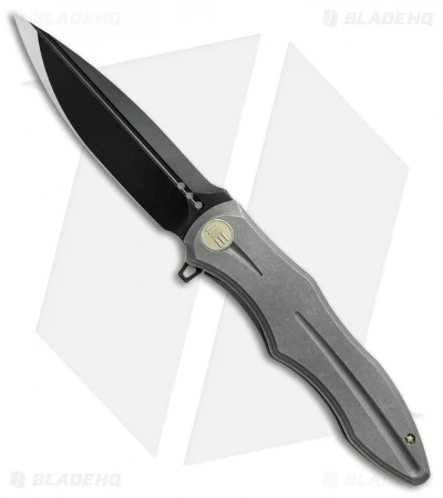 We Knife Co. 613E Frame Lock Knife Gray Titanium (4.25" Black) 1 We Knife Co. 613E Frame Lock Knife Gray Titanium (4.25" Black)