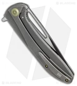 We Knife Co. Cirrus 615H Frame Lock Knife Gray Titanium (3.7" Black/Satin) 5 We Knife Co. Cirrus 615H Frame Lock Knife Gray Titanium (3.7" Black/Satin) -We Knife Co Shop we knife co cirrus 615H gray ti black satin BHQ 51352 er side