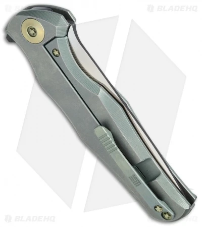 WE Knife Co. 601 Frame Lock Knife Green Titanium (3.75" Two-Tone) 3 WE Knife Co. 601 Frame Lock Knife Green Titanium (3.75" Two-Tone) - Image 3