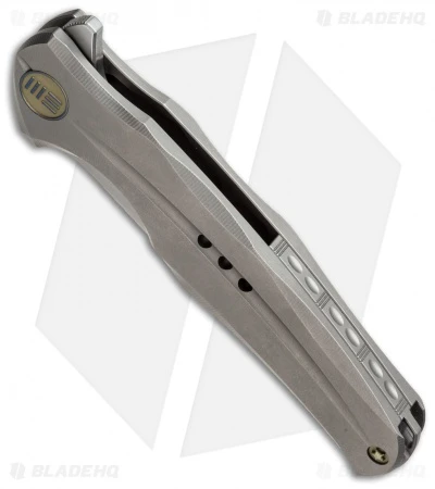 WE Knife Co. 601J Frame Lock Knife Gray Titanium (3.75" Satin) 2 WE Knife Co. 601J Frame Lock Knife Gray Titanium (3.75" Satin) - Image 2